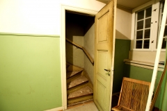grøn loft trappe